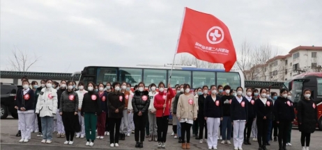 春暖花開(kāi)，英雄歸來(lái)！葫蘆島市第二人民醫(yī)院支援綏中醫(yī)療隊(duì)凱旋而歸~